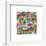 Gallery Pops Nickelodeon Teenage Mutant Ninja Turtles: Mutant Mayhem - Sticker Pattern Wall Art-Trends International-Framed Gallery Pops