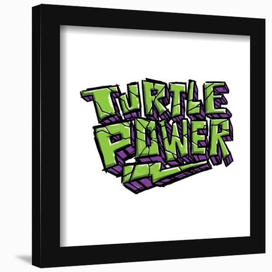 Gallery Pops Nickelodeon Teenage Mutant Ninja Turtles: Mutant Mayhem - Turtle Power Wall Art-Trends International-Framed Gallery Pops