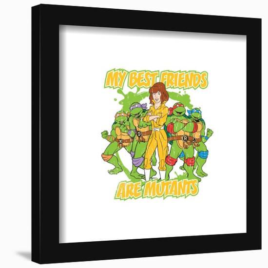 Gallery Pops Nickelodeon Teenage Mutant Ninja Turtles - My Best Friends Wall Art-Trends International-Framed Gallery Pops