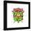 Gallery Pops Nickelodeon Teenage Mutant Ninja Turtles - Raphael Patch Wall Art-Trends International-Framed Gallery Pops