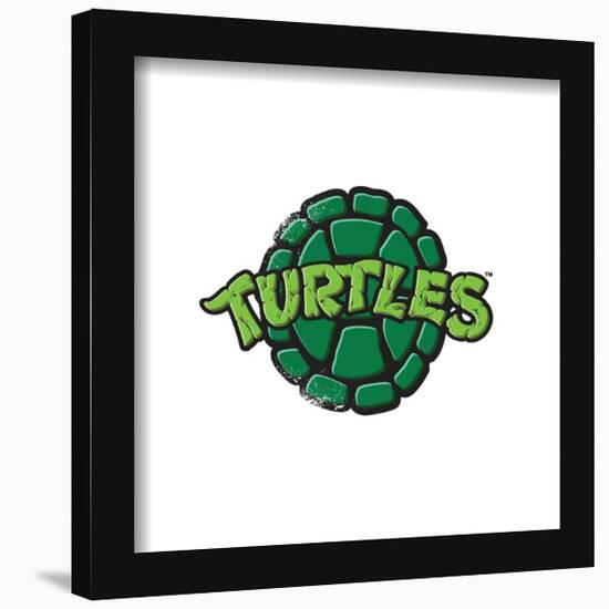 Gallery Pops Nickelodeon Teenage Mutant Ninja Turtles - Turtle Shell Logo Wall Art-Trends International-Framed Gallery Pops