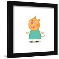 Gallery Pops Peppa Pig - Candy Cat Wall Art-Trends International-Framed Gallery Pops