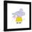 Gallery Pops Peppa Pig - Emily Elephant Wall Art-Trends International-Framed Gallery Pops