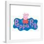 Gallery Pops Peppa Pig - Logo Wall Art-Trends International-Framed Gallery Pops