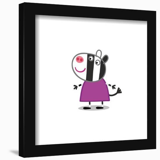 Gallery Pops Peppa Pig - Zoe Zebra Wall Art-Trends International-Framed Gallery Pops