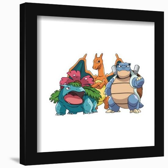 Gallery Pops Pokémon - Blastoise, Charizard, Venusaur  Wall Art-Trends International-Framed Gallery Pops