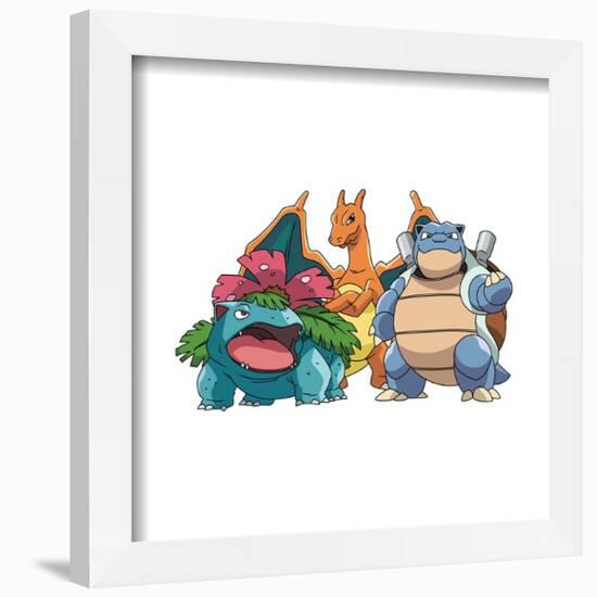 Gallery Pops Pokémon - Blastoise, Charizard, Venusaur  Wall Art-Trends International-Framed Gallery Pops