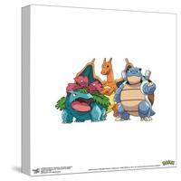 Gallery Pops Pokémon - Blastoise, Charizard, Venusaur  Wall Art-Trends International-Stretched Canvas