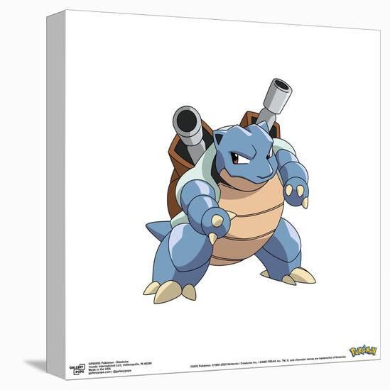 Gallery Pops Pokémon - Blastoise Wall Art-Trends International-Stretched Canvas