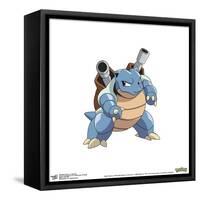 Gallery Pops Pokémon - Blastoise Wall Art-Trends International-Framed Stretched Canvas