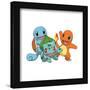 Gallery Pops Pokémon - Bulbasaur, Charmander, Squirtle Wall Art-Trends International-Framed Gallery Pops