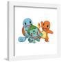 Gallery Pops Pokémon - Bulbasaur, Charmander, Squirtle Wall Art-Trends International-Framed Gallery Pops