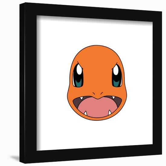 Gallery Pops Pokémon - Charmander Face Wall Art-Trends International-Framed Gallery Pops