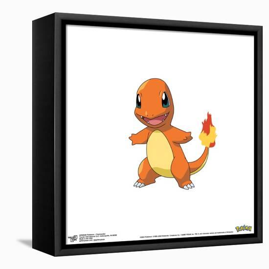 Gallery Pops Pokémon - Charmander Wall Art-Trends International-Framed Stretched Canvas