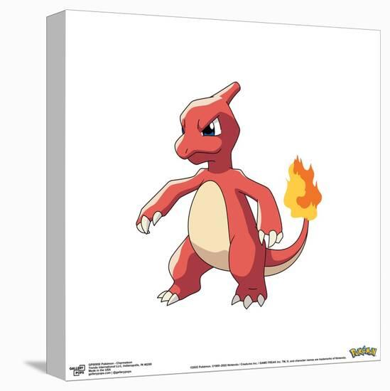 Gallery Pops Pokémon - Charmeleon Wall Art-Trends International-Stretched Canvas