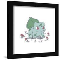 Gallery Pops Pokémon - Daily Sketch Bulbasaur Wall Art-Trends International-Framed Gallery Pops
