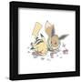 Gallery Pops Pokémon - Daily Sketch Pikachu and Eevee Wall Art-Trends International-Framed Gallery Pops
