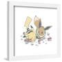 Gallery Pops Pokémon - Daily Sketch Pikachu and Eevee Wall Art-Trends International-Framed Gallery Pops