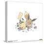 Gallery Pops Pokémon - Daily Sketch Pikachu and Eevee Wall Art-Trends International-Stretched Canvas