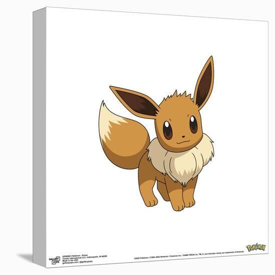 Gallery Pops Pokémon - Eevee Wall Art-Trends International-Stretched Canvas