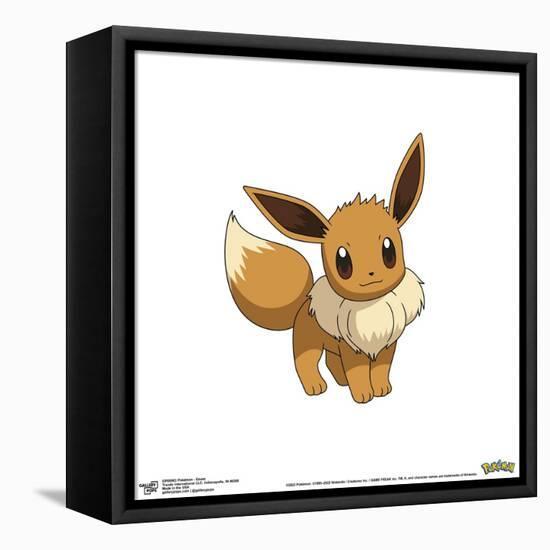 Gallery Pops Pokémon - Eevee Wall Art-Trends International-Framed Stretched Canvas
