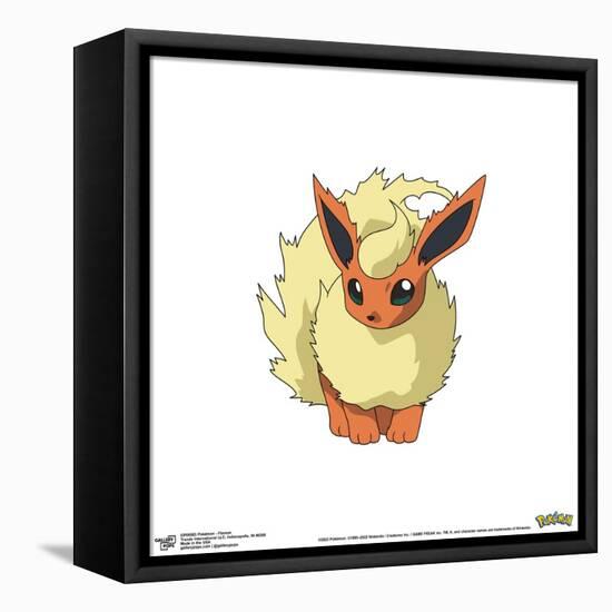 Gallery Pops Pokémon - Flareon Wall Art-Trends International-Framed Stretched Canvas