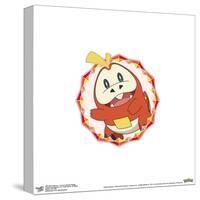 Gallery Pops Pokémon - Fuecoco Sparkle Badge Wall Art-Trends International-Stretched Canvas