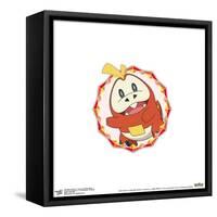 Gallery Pops Pokémon - Fuecoco Sparkle Badge Wall Art-Trends International-Framed Stretched Canvas