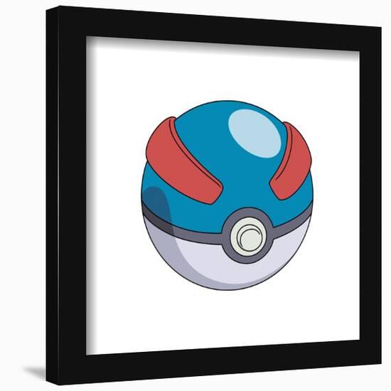 Gallery Pops Pokémon - Great Ball Wall Art-Trends International-Framed Gallery Pops