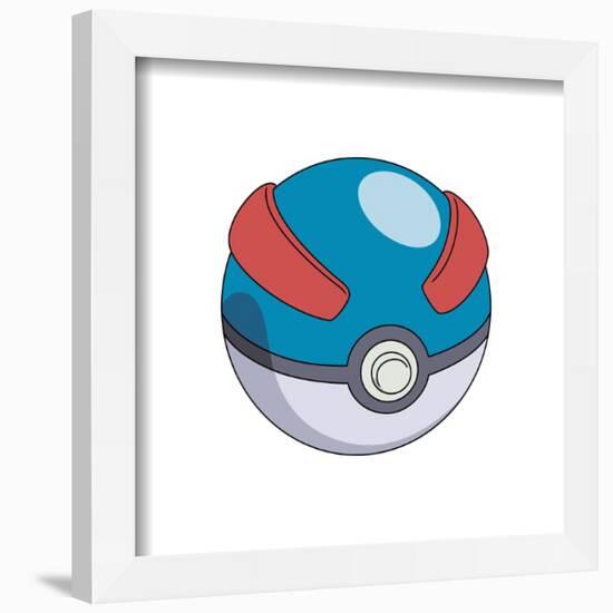 Gallery Pops Pokémon - Great Ball Wall Art-Trends International-Framed Gallery Pops