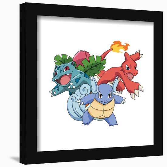 Gallery Pops Pokémon - Ivysaur, Charmeleon, Wartortle  Wall Art-Trends International-Framed Gallery Pops