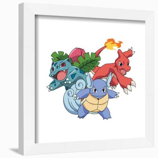 Gallery Pops Pokémon - Ivysaur, Charmeleon, Wartortle  Wall Art-Trends International-Framed Gallery Pops