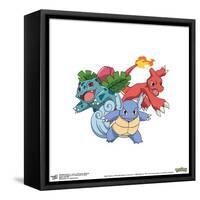 Gallery Pops Pokémon - Ivysaur, Charmeleon, Wartortle  Wall Art-Trends International-Framed Stretched Canvas