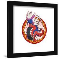 Gallery Pops Pokémon - Koraidon Sparkle Badge Wall Art-Trends International-Framed Gallery Pops