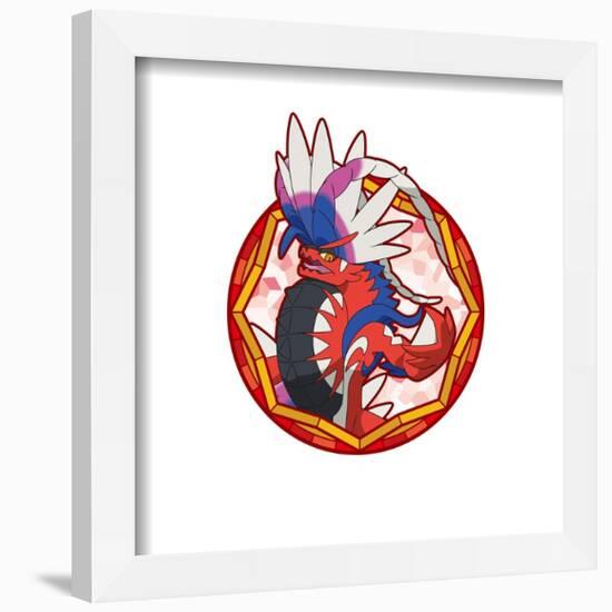 Gallery Pops Pokémon - Koraidon Sparkle Badge Wall Art-Trends International-Framed Gallery Pops