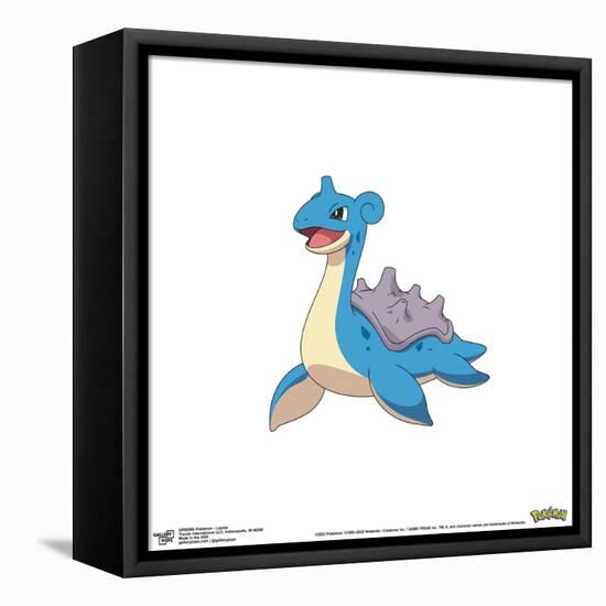 Gallery Pops Pokémon - Lapras Wall Art-Trends International-Framed Stretched Canvas