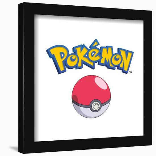 Gallery Pops Pokémon - Logo Wall Art-Trends International-Framed Gallery Pops
