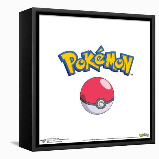 Gallery Pops Pokémon - Logo Wall Art-Trends International-Framed Stretched Canvas