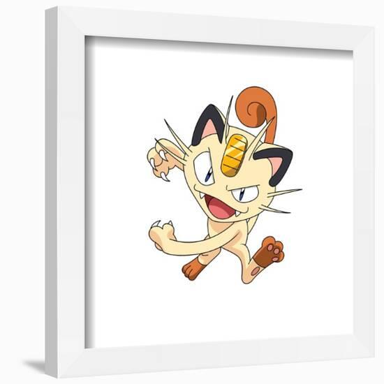 Gallery Pops Pokémon - Meowth Wall Art-Trends International-Framed Gallery Pops