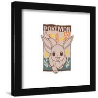 Gallery Pops Pokémon - Peaceful Nature Eevee Badge Artwork Wall Art-Trends International-Framed Gallery Pops