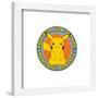 Gallery Pops Pokémon - Peaceful Nature Pikachu Badge Artwork Wall Art-Trends International-Framed Gallery Pops