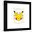 Gallery Pops Pokémon - Peaceful Nature Pikachu Face Wall Art-Trends International-Framed Gallery Pops