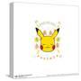 Gallery Pops Pokémon - Peaceful Nature Pikachu Face Wall Art-Trends International-Stretched Canvas