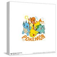Gallery Pops Pokémon - Peaceful Nature Pokémon Wall Art-Trends International-Stretched Canvas