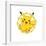 Gallery Pops Pokémon - Pikachu Sparkle Badge Wall Art-Trends International-Framed Gallery Pops