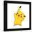 Gallery Pops Pokémon - Pikachu Waving Pose Wall Art-Trends International-Framed Gallery Pops