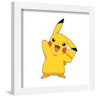 Gallery Pops Pokémon - Pikachu Waving Pose Wall Art-Trends International-Framed Gallery Pops