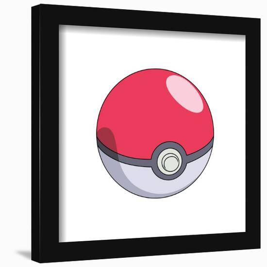 Gallery Pops Pokémon - Pok? Ball Wall Art-Trends International-Framed Gallery Pops