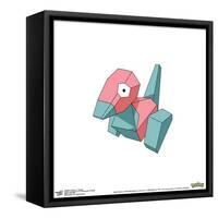 Gallery Pops Pokémon - Porygon Wall Art-Trends International-Framed Stretched Canvas