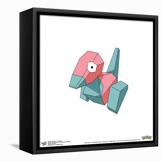 Gallery Pops Pokémon - Porygon Wall Art-Trends International-Framed Stretched Canvas